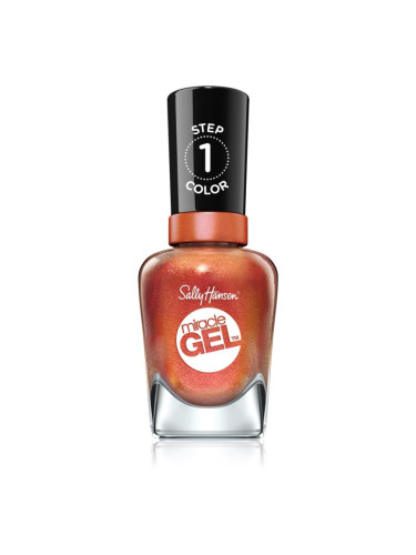 Sally Hansen Miracle Gel™ гел лак за нокти без използване на UV/LED лампа цвят 052 Sundown Socialite 14,7 мл.