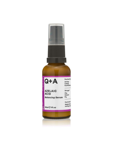 Q+A Azelaic Acid изравняващ серум за подобряване качеството на кожата 30 мл.
