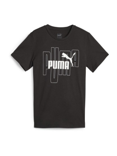 Puma GRAPHICS NO.1 LOGO TEE Момчешка тениска, черно, размер