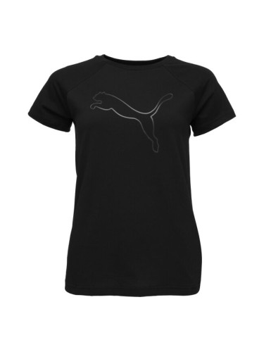 Puma MOTION LOGO TEE Дамска тениска, черно, размер