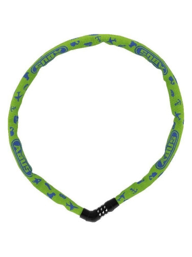 Abus Steel-O-Chain 4804C/75 Lime Symbols Верига-Ключалка