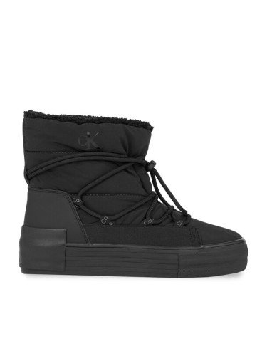 Calvin Klein Jeans Сникърси Bold Vulc Flatf Snow Boot Wn YW0YW01181 Черен