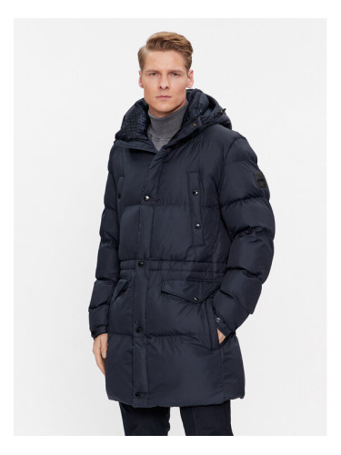 BOSS Зимно палто Condolo 50498000 Тъмносин Regular Fit