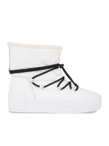 Сникърси Calvin Klein Jeans Bold Vulc Flatf Snow Boot Wn YW0YW01181 Бял