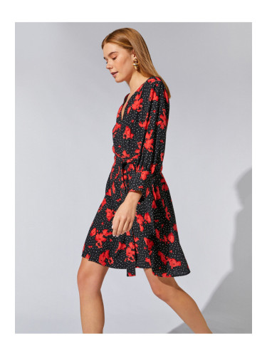 Koton Long Sleeve Floral Dress