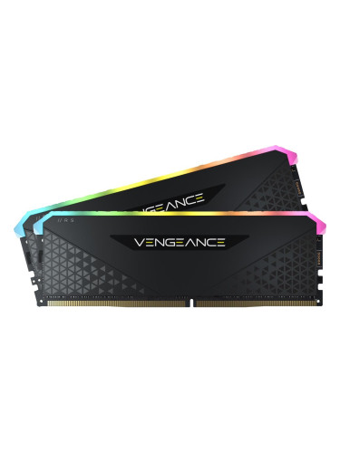 Памет Corsair Vengeance RS RGB Black 16GB(2x8GB) DDR4 PC4-25600 3200MHz CL16 CMG16GX4M2E3200C16