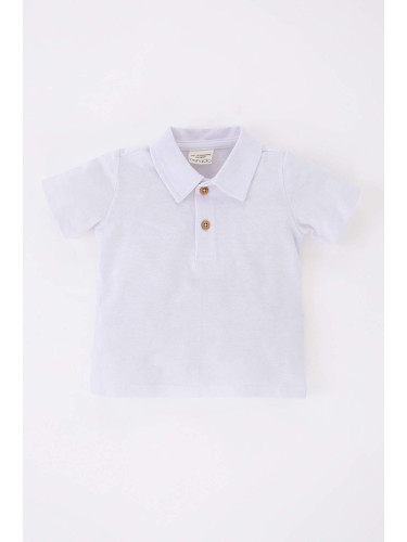 DEFACTO Baby Boy Regular Fit Pique Short Sleeve T-Shirt