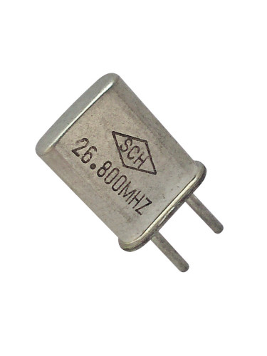 Кварцов резонатор 26.800MHz, THT