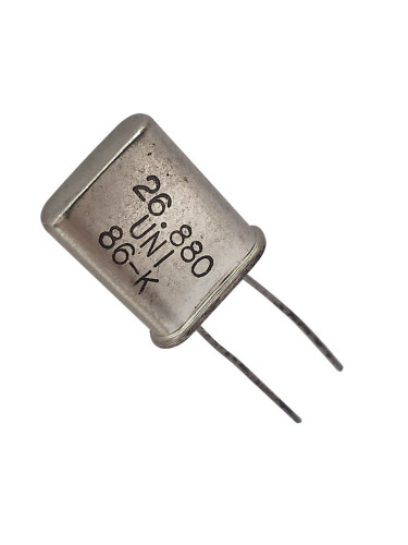 Кварцов резонатор 26.880MHz, THT