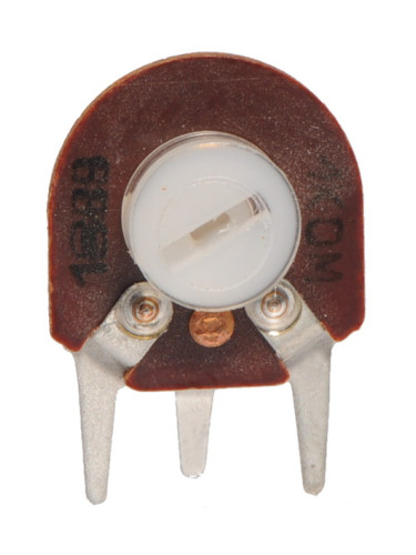 Тример потенциометър 1kOhm, еднооборотен, линеен, THT 14757