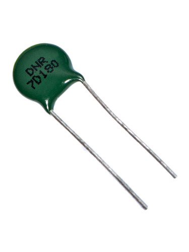 Варистор 11VAC, 14VDC, 18V, 250A, THT, 7D180