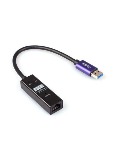Външна Лан Карта USB 3.0 към RJ45 1000Mb 15см, DLFI - 19005