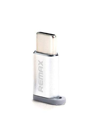 Преходник Micro USB към USB 3.1 Type-C, Remax RA-USB1, сребрист - 17158