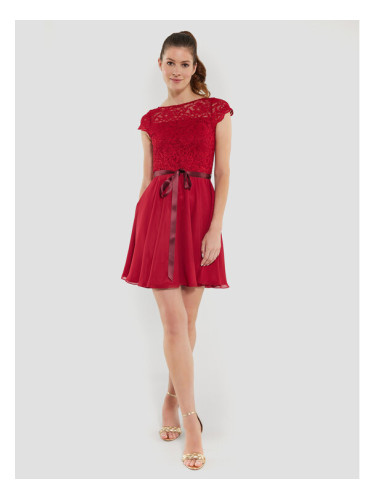 Swing Коктейлна рокля 77760510 Червен Regular Fit