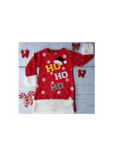Детска коледна рокля XO XO XO