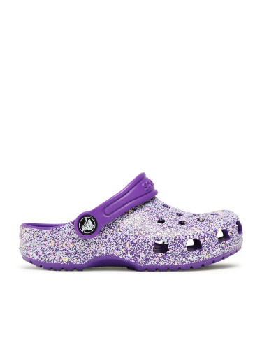 Чехли Crocs Crocs Classic Glitter Clog K 206993 Виолетов
