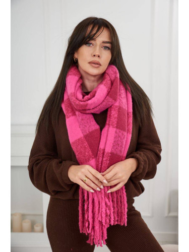6073 Women's scarf pink + fuchsia