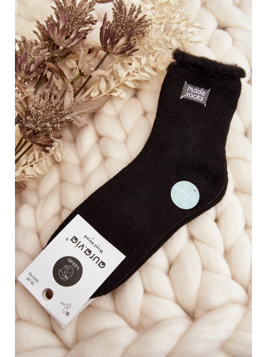 Aura.via Дамски дебели черни чорапи