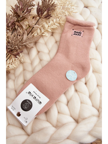 Aura.via Дамски дебели чорапи розови