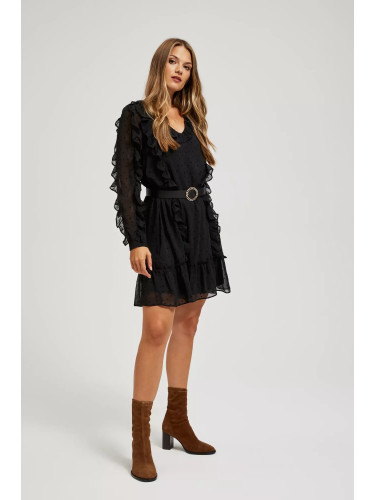 Marisse Dress With Ruffles