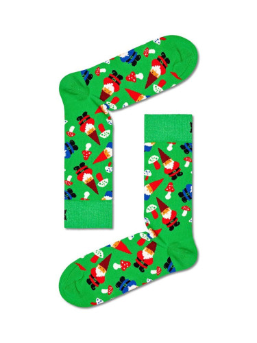 Чорапи Happy Socks Christmas Gnome Sock в зелено