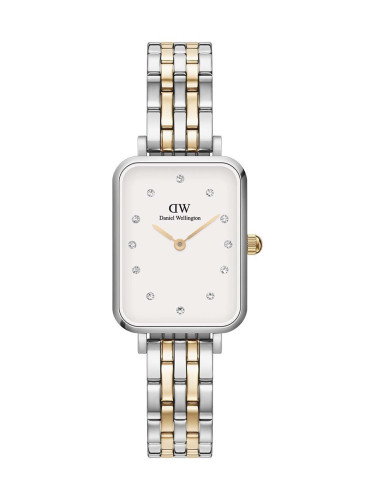 Часовник Daniel Wellington Quadro Lumine 5-Link дамски в сребристо