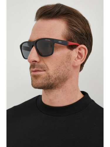 Слънчеви очила Armani Exchange в сиво 0AX4135S