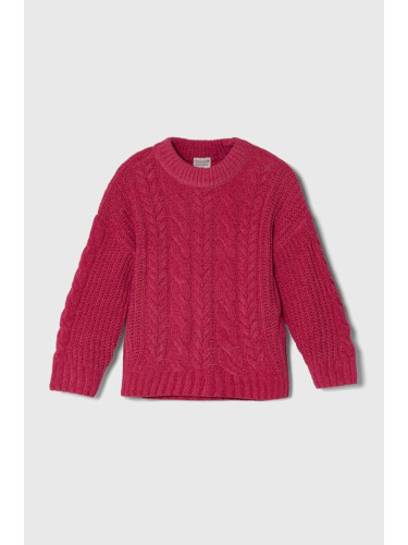 Пуловер Abercrombie & Fitch в лилаво от топла материя