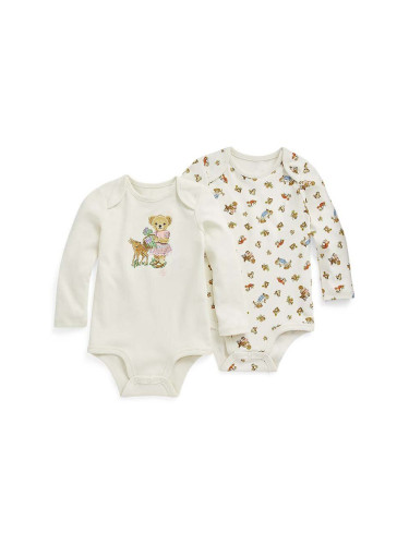 Бебешко боди от памук Polo Ralph Lauren (2 броя)