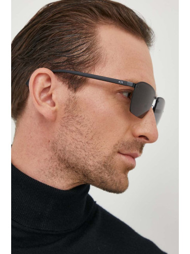 Слънчеви очила Armani Exchange в сиво 0AX2048S
