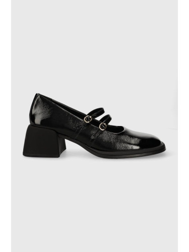 Кожени обувки с дебел ток Vagabond Shoemakers ANSIE в черно с дебел ток 5645.460.20