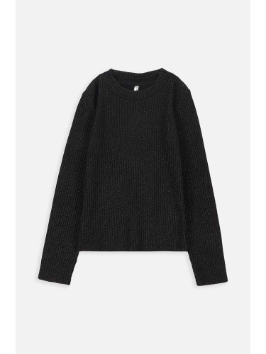 Детски пуловер Coccodrillo в черно