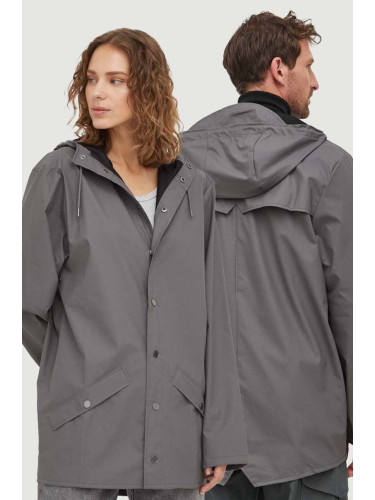 Непромокаемо яке Rains 12010 Jackets в сиво преходен модел