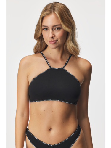 Сутиен Karl Lagerfeld Mini Logo Halter Bralette