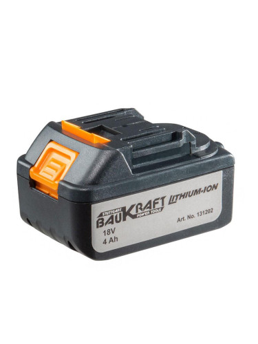 Акумулаторна батерия BAUKRAFT 18V, 4Ah – за машини от 18V серията