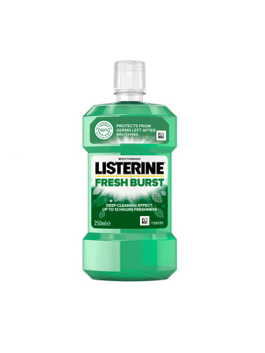 Listerine Fresh Burst Mouthwash Вода за уста 250 ml