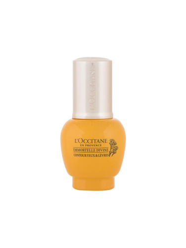 L'Occitane Immortelle Divine Eye & Lip Contour Околоочен гел за жени 15 ml