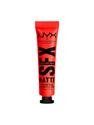 NYX Professional Makeup SFX Face And Body Paint Matte Фон дьо тен за жени 15 ml Нюанс 02 Fired Up