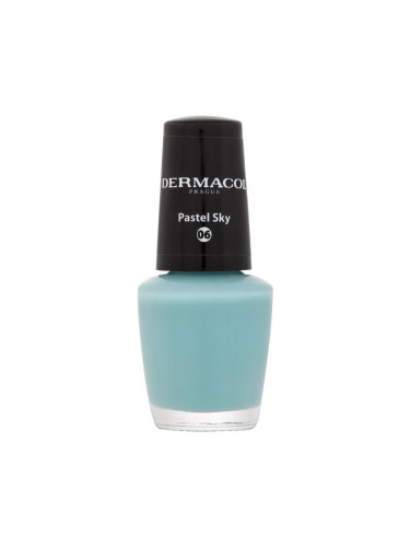 Dermacol Mini Pastel Лак за нокти за жени 5 ml Нюанс 06 Pastel Sky