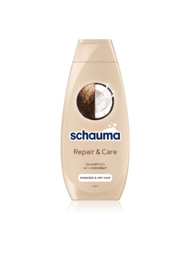 Schwarzkopf Schauma Repair & Care шампоан за суха и увредена коса с кокос 400 мл.