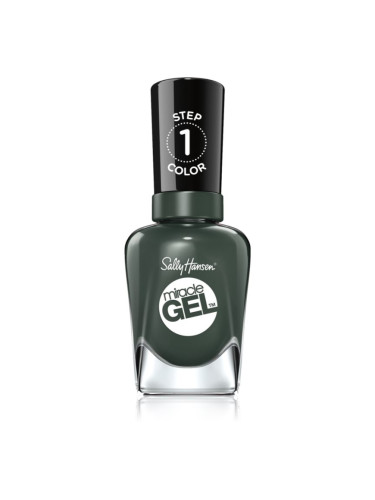 Sally Hansen Miracle Gel™ гел лак за нокти без използване на UV/LED лампа цвят 762 Leaf Me Be 14,7 мл.
