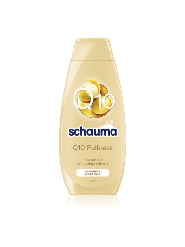 Schwarzkopf Schauma Q10 Fullness шампоан за финна и уредяваща коса с коензим Q 10 400 мл.