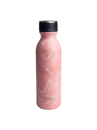 Smartshake Bohtal неръждаема бутилка за вода боя Pink Marbel 600 мл.