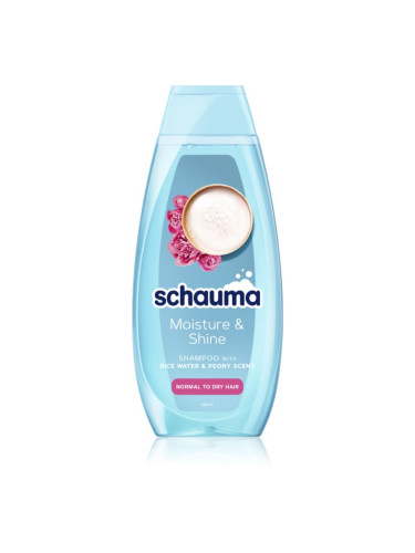 Schwarzkopf Schauma Moisture & Shine хидратиращ шампоан за нормална към суха коса 400 мл.