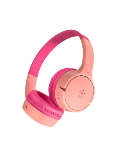 Безжични Слушалки детски Belkin SOUNDFORM Mini Wireless On-Ear, Pink