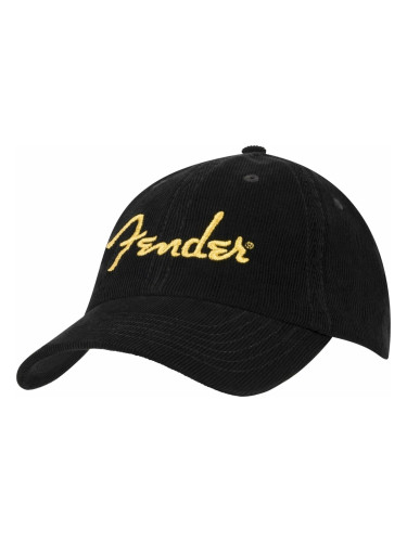 Fender Шапка Gold Spaghetti Logo Corduroy Black