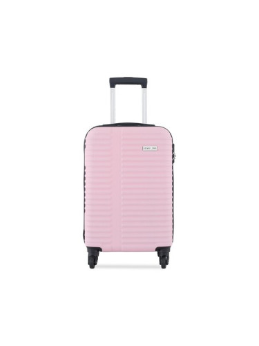 Semi Line Самолетен куфар за ръчен багаж T5645-2 Розов