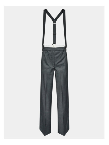 Remain Текстилни панталони W. Suspenders 500362514 Сив Straight Fit