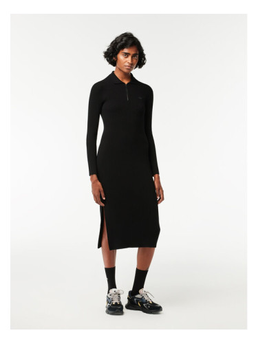 Lacoste Ежедневна рокля EF0632 Черен Slim Fit