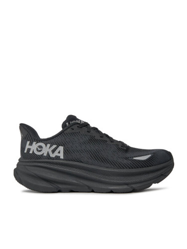 Hoka Маратонки за бягане Clifton 9 Wide Gtx GORE-TEX 1141490 Черен